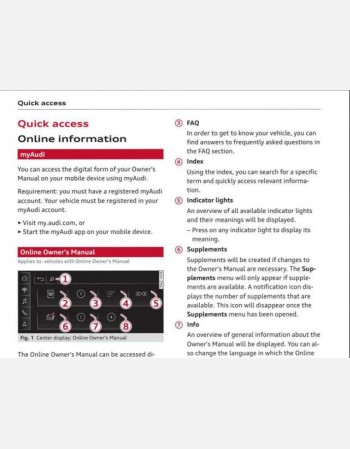 audi a3 2024 owners manual